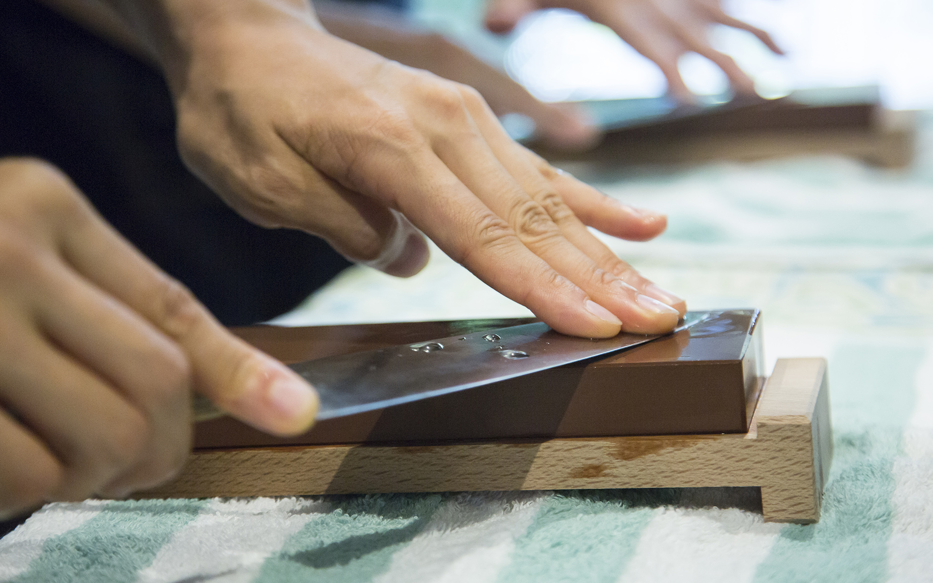 包丁の研ぎ方ワークショップ