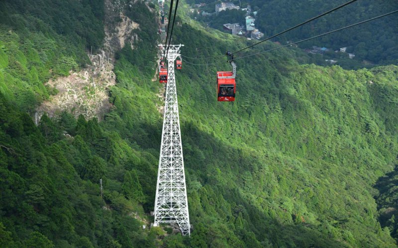 御在所ロープウエイの白鉄塔