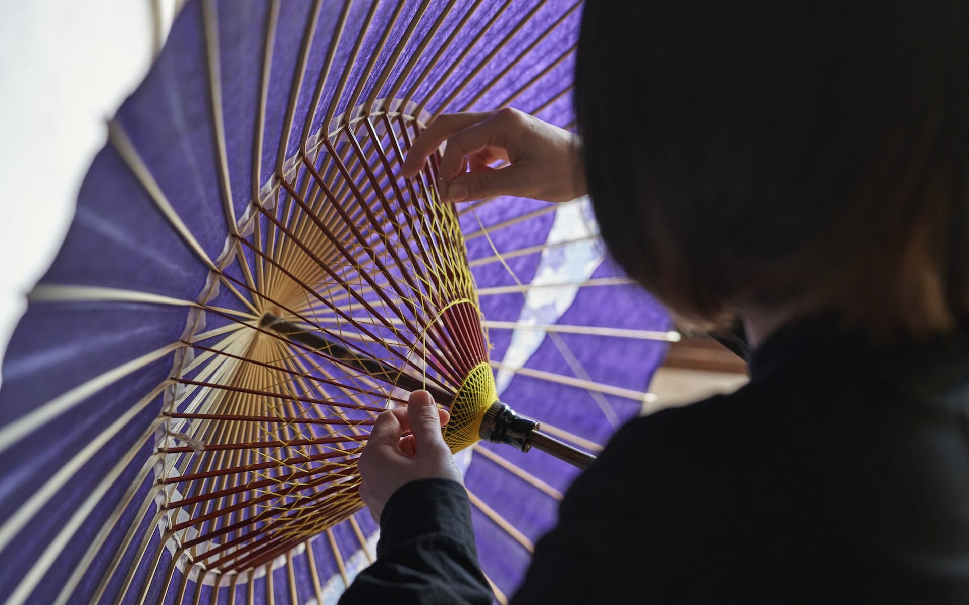 美濃和紙を使っている和傘